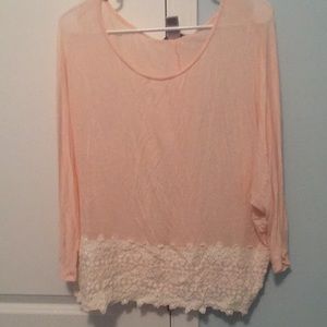 Light pink long sleeve